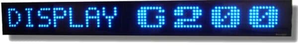 display monoriga g 200 con carattere- 2 cm